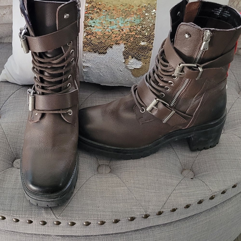 Charles David Combat Boots